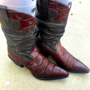 Ariat ginger slouch croc print